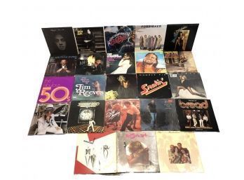 Lot Of 23 LP Records - Willie Nelson, Billy Joel, Elton John, Tina Turner, Rod Stewart & More - #RR2-34
