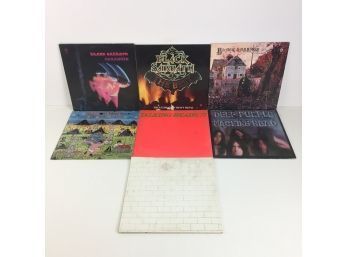 Vinyl Record Lot - Black Sabbath, Deep Purple, Pink Floyd, Talking Heads - #W3-9