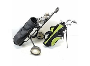Golf Club Lot With Bags - Adult & Children - LR1