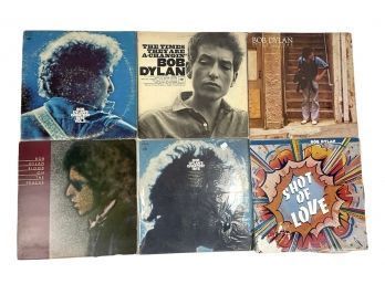 Bob Dylan Vinyl Record Lot - #W3-6