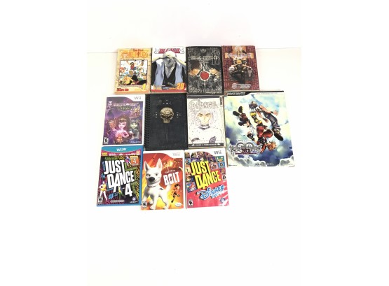 Japanese Anime Books & Wii Video Games - #S1-R3