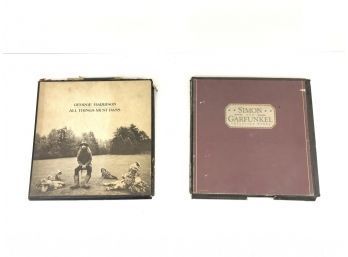 George Harrison & Simon & Garfunkel Vinyl Record Albums - #R3