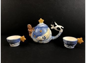 Over The Moon Ceramic Tea Set - #BS