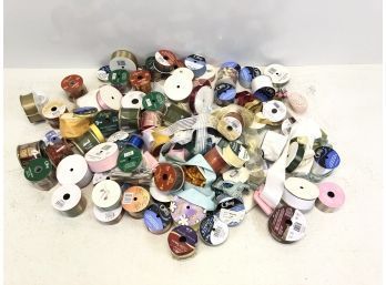 Large Lot Of Miscellaneous Ribbon For Decoration, Crafting - #S9-1