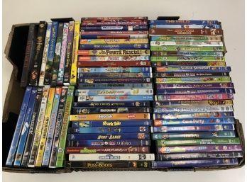 Large DVD Lot: Disney, Hancock, Monster High & More - #S9-R2
