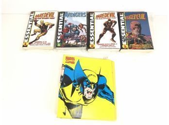 Marvel Comics Essential Avengers & Dare Devil Books, Binder - #S2-R2