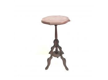 Wood Plant Stand Pedestal Table - #AR1