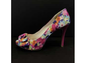 Fioni Open Toe Stiletto Heels, Size 10M - #S10