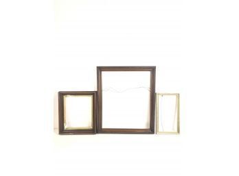 Set Of 3 Wood Art Frames - #AR2