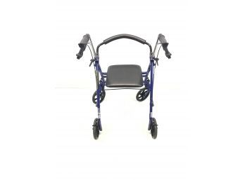 Drive Mobility Walker With 4 Wheels, Brakes, & Seat - #RR2