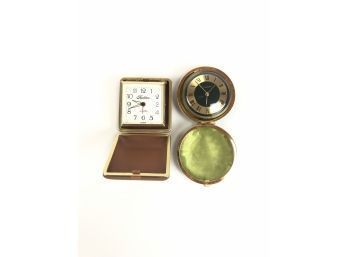 Swiza Sheffield & Tradition Travel Alarm Clocks - #B-3