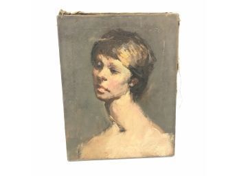 Early 20th Century Ashcan School Portrait On On Canvas, Signed On Back - #AR2