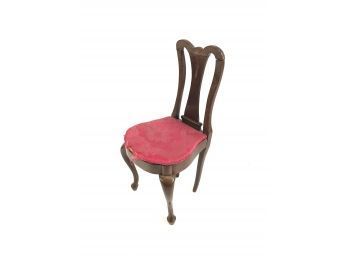 Vintage Folk Art Salesman Sample, Miniature Queen Anne Chair - #LR2