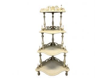 French Country Corner Plant Stand - #AR1