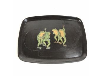 1960s Couroc, Monteray California Frog Serving Tray - #S6-3