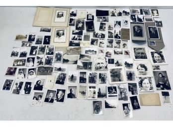 Large Lot Vintage Black & White Family Photographs - #S3-2