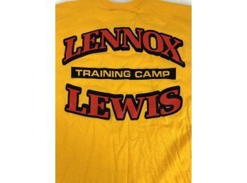 Heavyweight Champion Boxer Lennox Lewis Training Camp T-Shirt, Men's XL - #S5-3
