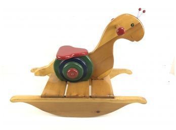 Children's Wood Rocking Toy In Shape Of A Snail - #RR1