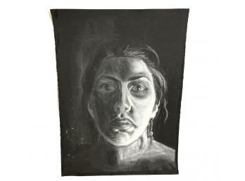 Chalk & Graphite Artist Portrait - #S3-3