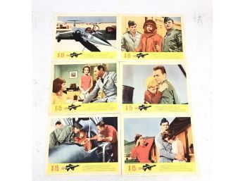 Set Of 6 Vintage X15 USAF Aviation Movie Lobby Cards - #S6-2