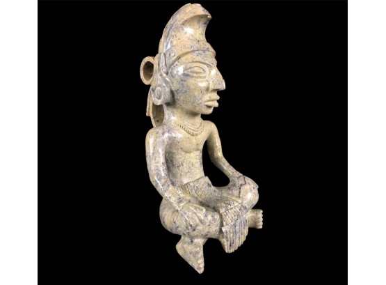 Carved Soap Stone Tribal Sculpture - #BS