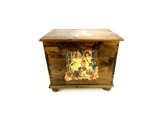 Solid Wood Storage Trunk / Toy Chest - #RR1
