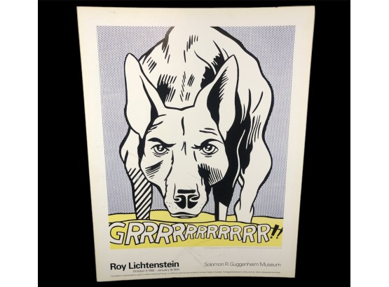Roy Lichtenstein Pop Art Exhibition Poster, Solomon R. Guggenheim Museum - #W1
