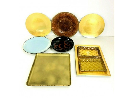 Mixed Lot Of Serving Plates & Platters - #S7-3