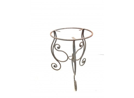 Wrought Iron Side Table - #LR2