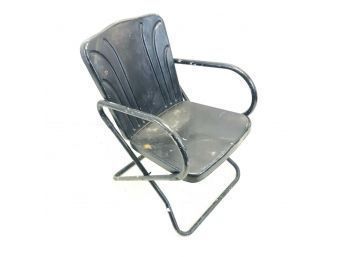 Mid Century Modern Metal Lawn Chair - #RR1