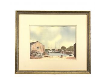Signed John A. Stewart Watercolor Painting - #AR1