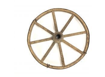 Antique 8-Spoke 9-1/4 Inch Wagon Wheel - #S1-3