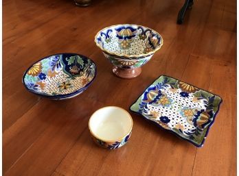 Terra Nova Ceramic Pasta Bowls & Platter - PICKUP SATURDAY ONLY IN WURTSBORO, NY