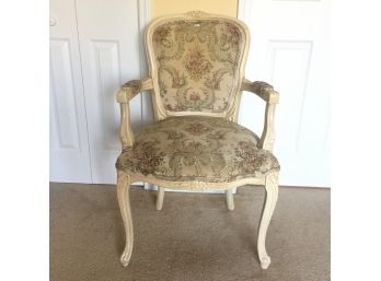 Floral Pattern Upholstered Armchair - PICKUP SATURDAY ONLY IN WURTSBORO, NY