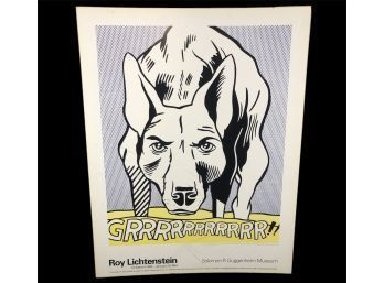 Roy Lichtenstein Pop Art Exhibition Poster, Solomon R. Guggenheim Museum - #W1