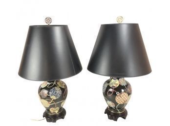 Set Of Chinese Ceramic Table Lamps, WORKS - #RR2