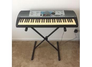 Yamaha PSR-225GM Keyboard & Stand, WORKS - PICKUP SATURDAY ONLY IN WURTSBORO, NY