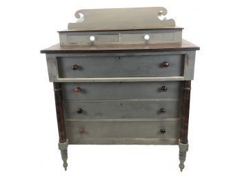 Antique 6-Drawer Highboy Dresser - #S