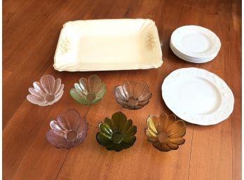 Limoges Porcelain Plates, Platter & Bowls - PICKUP SATURDAY ONLY IN WURTSBORO, NY