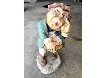 Musical Garden Gnome, WORKS - PICKUP SATURDAY ONLY IN WURTSBORO, NY