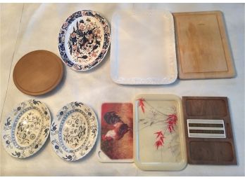 Platters & Cutting Boards: J & G Meakin English Ironstone, CWC Made In Italy & More - DR