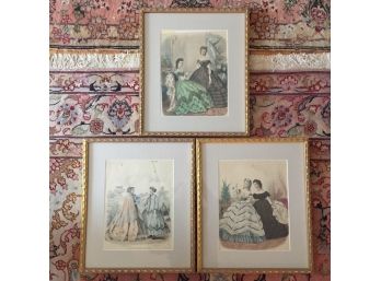 3 Victorian Framed Prints - PBR