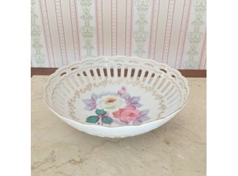Hand Painted Decorative Porcelain Dish, Made In Japan - PBR