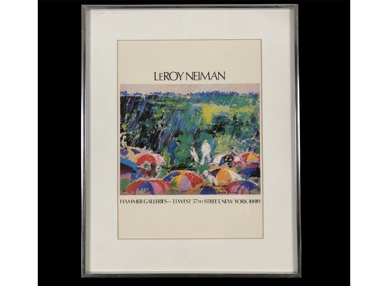 Leroy Neiman 1973 Hammer Galleries Golf Serigraph Print, Listed Artist - #AR2