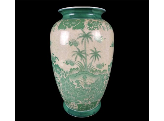 Chinese Crackle Porcelain Vase - #BS