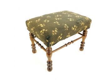 Antique Upholstered Footstool - #S10-1