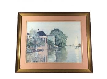 1972 Claude Monet Framed Print - #AR2