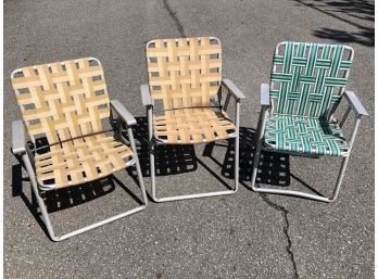 Vintage Aluminum Lawn Chairs - #R3-F