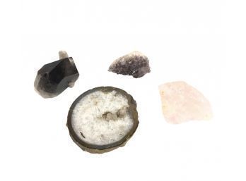 Collection Of Geodes & Stones - #B1