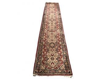 Hand Woven Persian Rug: 12ft. 11in. X 2ft. 6in. - #S1-1